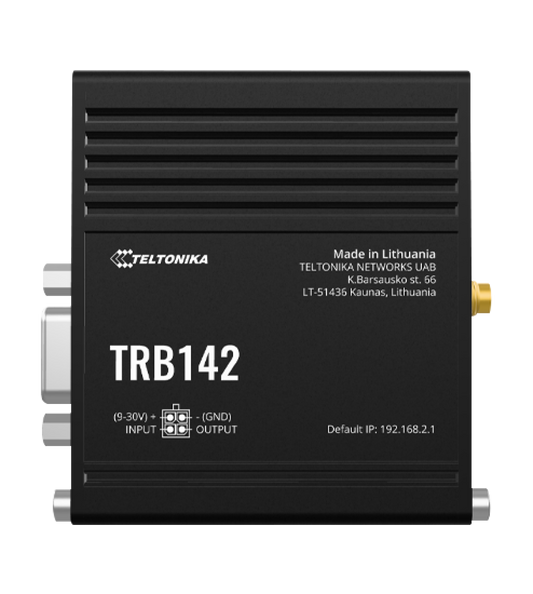 Teltonika TRB142 LTE Cat 1, 1 x LAN (1 Gbps), RS232 Gateway