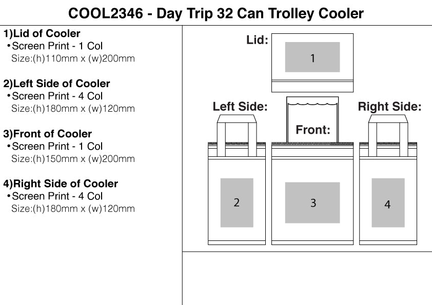 Day Trip 32 Can Trolley Cooler