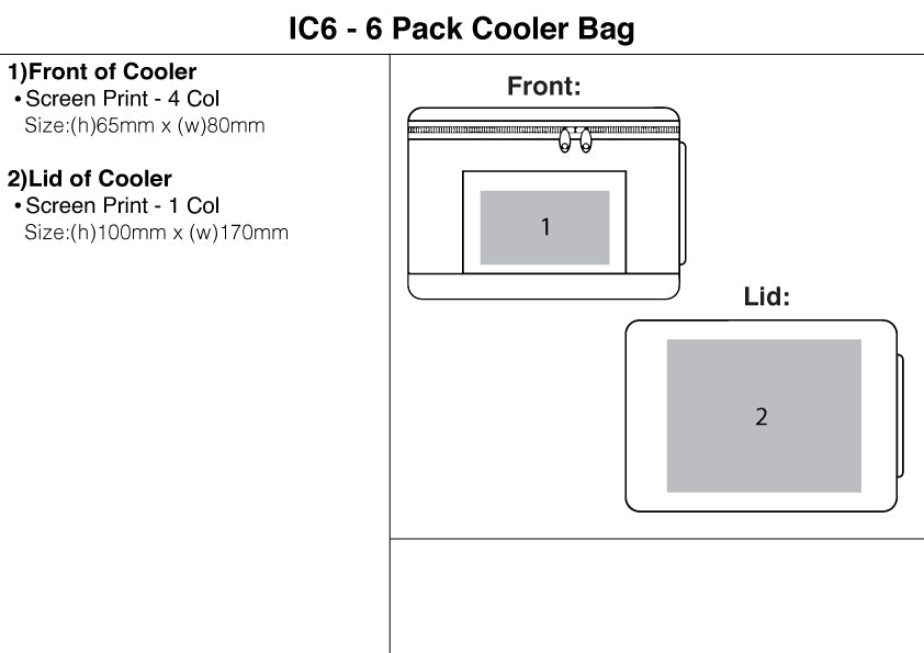 6 Pack Cooler Bag