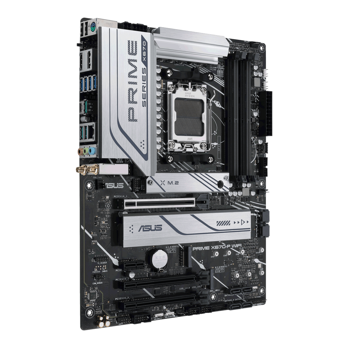ASUS Motherboard/ATX/AM5/4xDIMM/Max. 192GB/DDR5/1xDP/1xHDMI/3xPCIe4.0x16/1xPCIe3.0x1/3xM.2/ 6xSATA/RAID/30.5 cm x 24.4 cm.