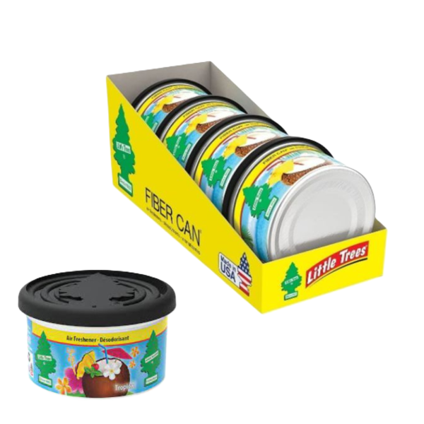 Little Trees Fiber Can - Tropical - 4 Pack