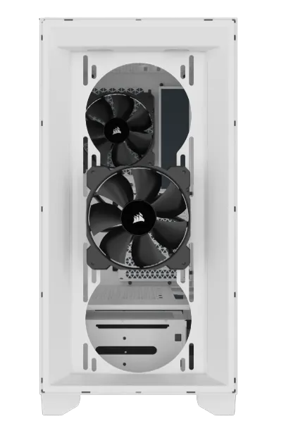 3000D AIRFLOW White Mid-Tower PC Case; 2x 3.5'' |  2x 2.5'' Drive Bays; Up to 360mm Radiator compatible; 2x 120mm fan incl