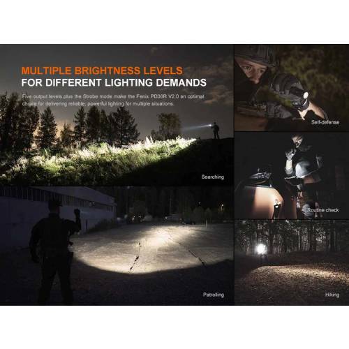 Fenix PD36R V2.0 LED Flashlight