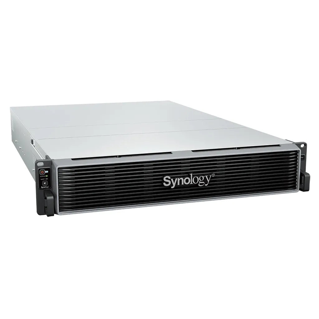 Synology 12-bay 2U rackmount NAS - Intel Xeon CPU; scalable up to 864TB; up to 48GB memory; GPU cards support.