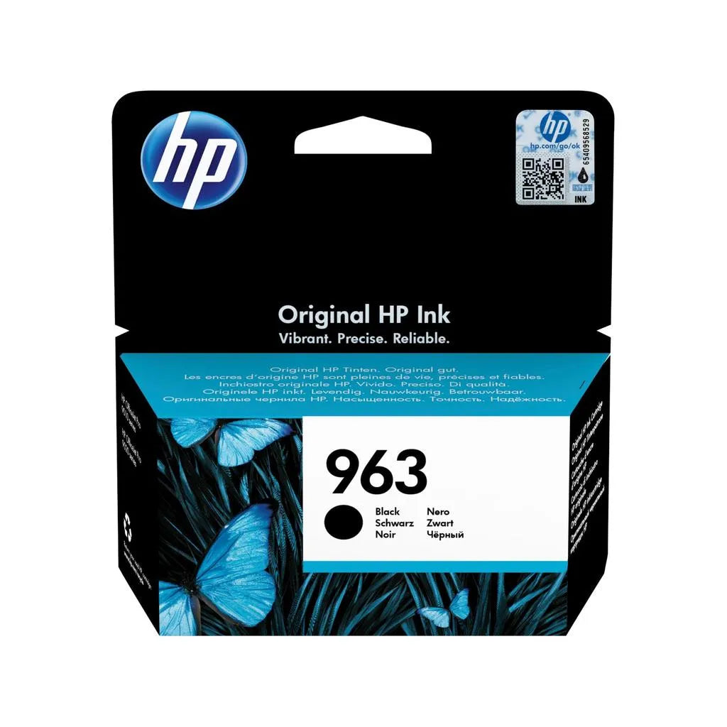 HP - Hp 963 Black Original Ink Cartridge,1,000 Pages - Guards On Duty Shop & Security Guards