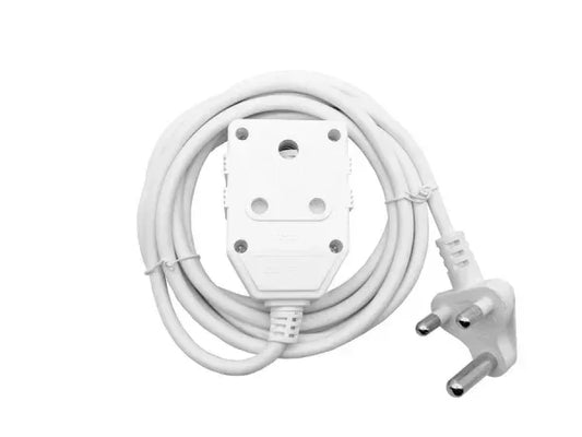 3M 10A Extension Cord with Double Coupler Guards On Duty Security