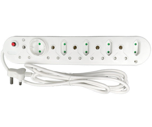 10-Way Multi Plug (5x16A and 5x5A) – 3m Power Cord