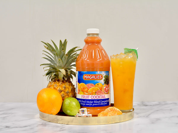 4 x MAGALIES 2 liter Fruit Cocktail 40% Concentrate (Sold 4 X 2L Per Case) Magalies Nectar Juice