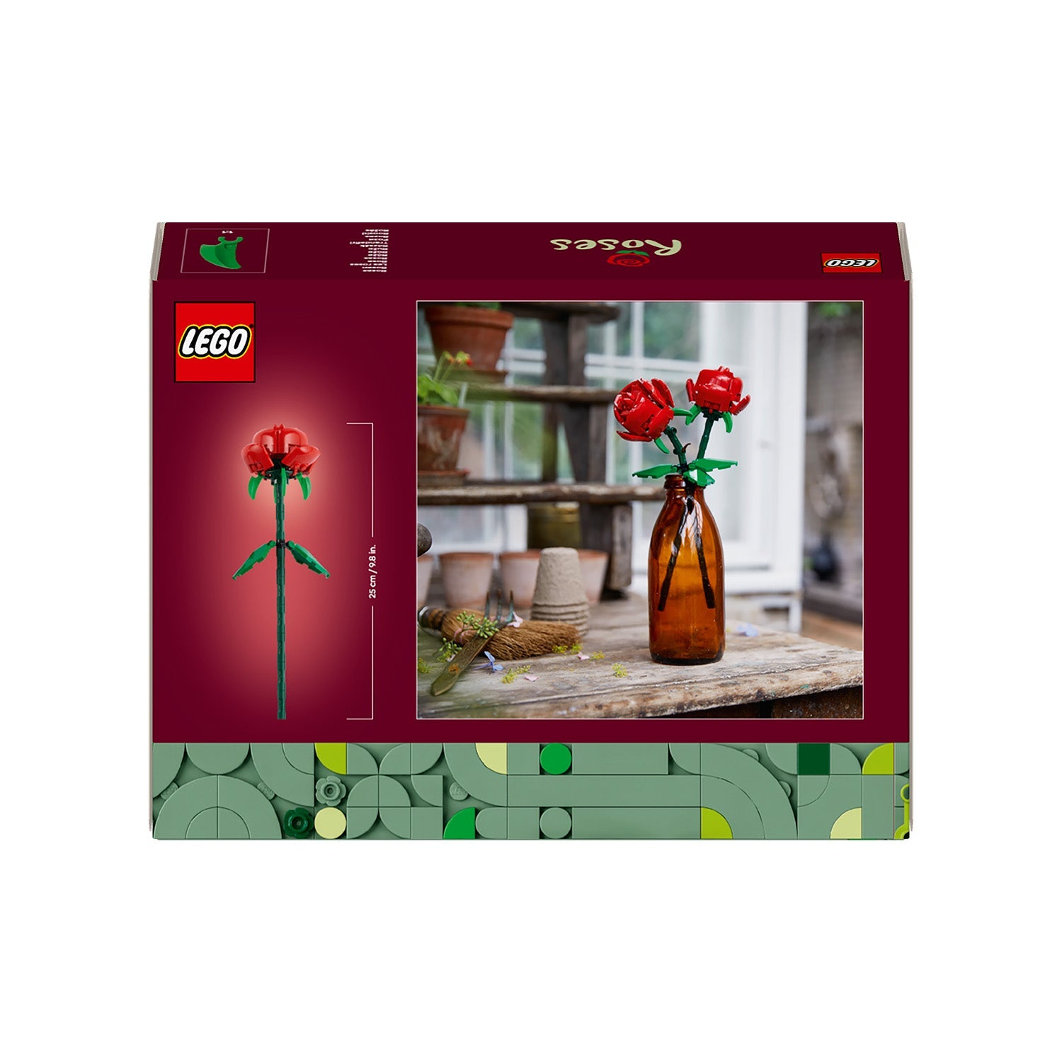 LEGO® Botanicals Roses Desk Decoration Set 40460