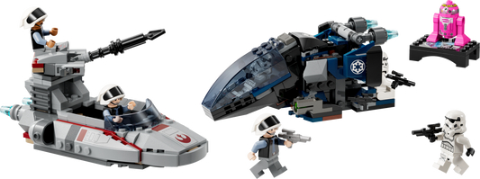 LEGO Imperial Dropship vs Rebel Scout Speeder — Set 40755
