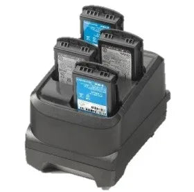 MC32/MC33 4SLOT SPARE BATTERY CHARGER. REQUIRES: LEVEL VI POWER SUPPLY PWR-BGA12V50W0WW; DC LINE CORD CBL-DC-388A1-01 AND COUNTR