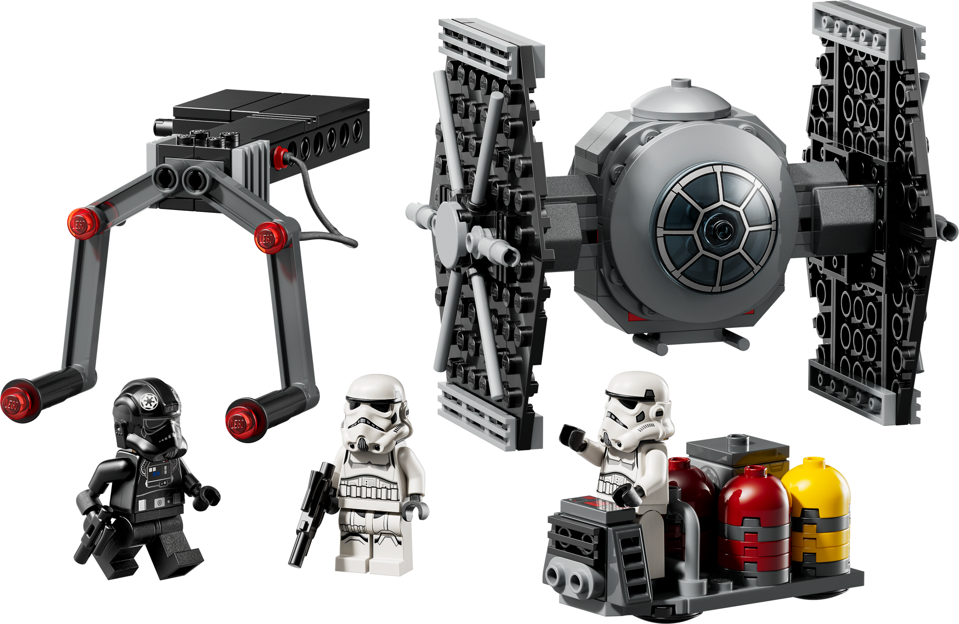 LEGO TIE Fighter with Imperial Hangar Rack — Set 40771