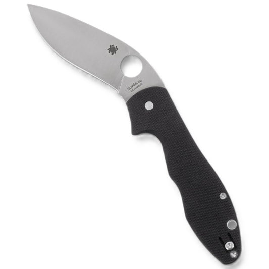 Spyderco Retract Black G-10 PlainEdge (C276GP)