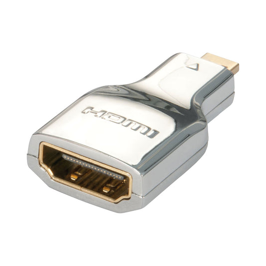 Lindy Hdmi F to Micro Hdmi M Cromo Adapter (41510) — Lindy | Guards on Duty Shop