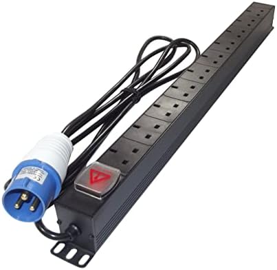 Hikvision 10-way PDU, 5x16A, 5X5A, 3m lead