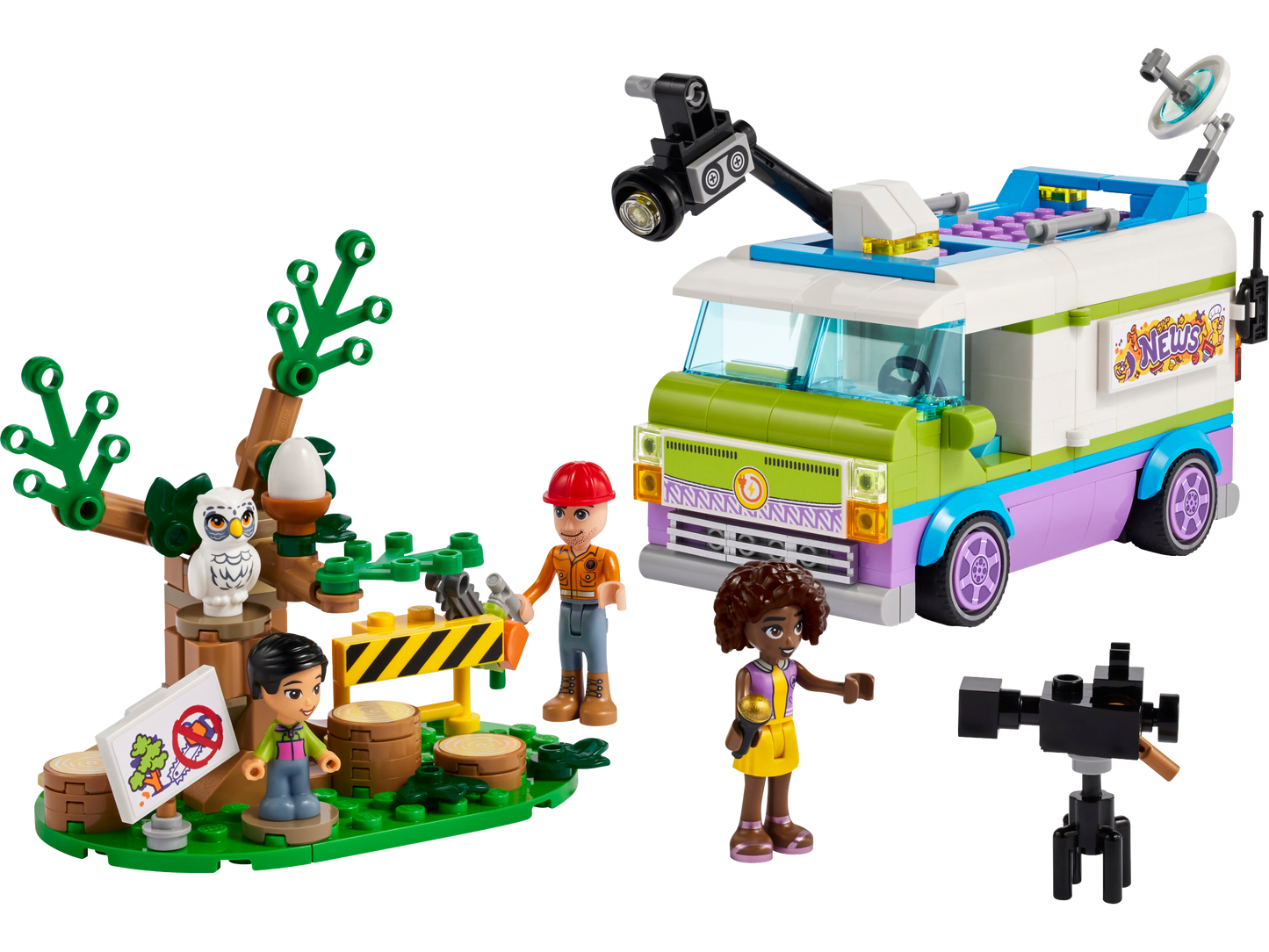 LEGO Newsroom Van — Set 41749