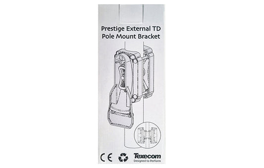 External TD Wall Mounting Bracket - white, for use in sloping protected terrain