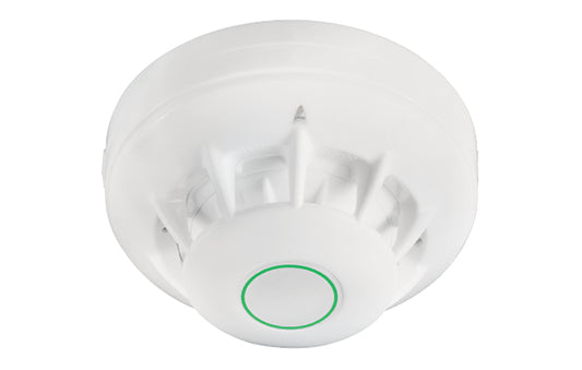 EXODUS FT64/4W - fixed temperature 64 °C heat detector, 4 wire, 12V, includes base and relay