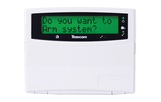 Premier LCDL Keypad - LCD keypad, 2 fully programmable keypad zones, 1 PGM output, speaker output