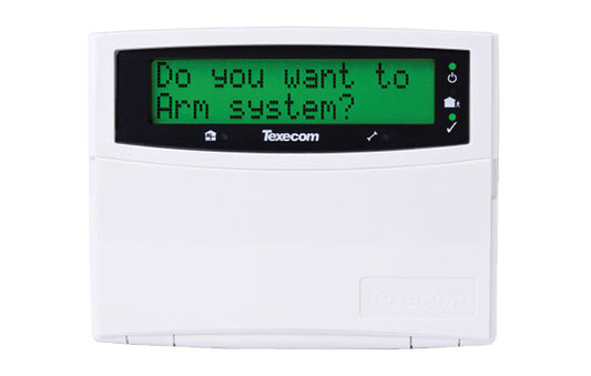 Premier LCDL Keypad - LCD keypad, 2 fully programmable keypad zones, 1 PGM output, speaker output