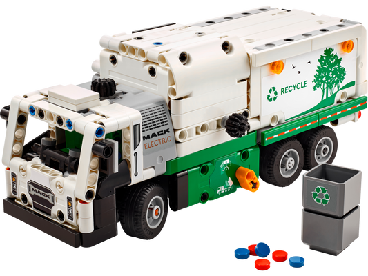 LEGO Mack LR Electric Garbage Truck — Set 42167