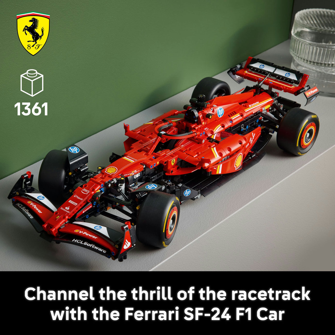 LEGO® Technic™ Ferrari SF-24 F1 Car Model Kit for Adults 42207