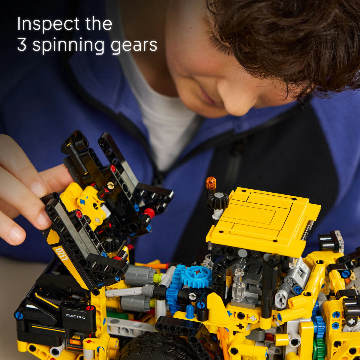 LEGO® Technic™ Volvo L120 Electric Wheel Loader Construction Toy 42209