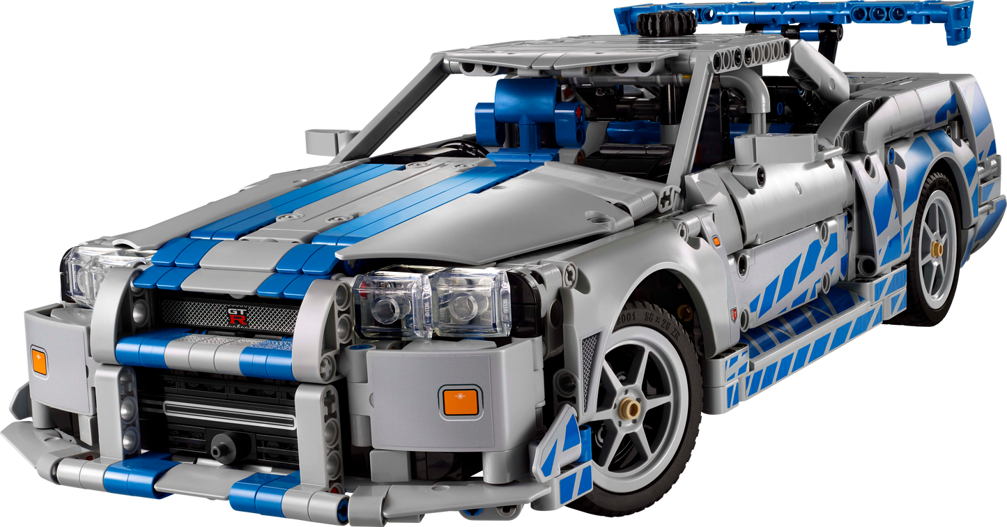LEGO 2 Fast 2 Furious Nissan Skyline GT-R (R34) Car — Set 42210