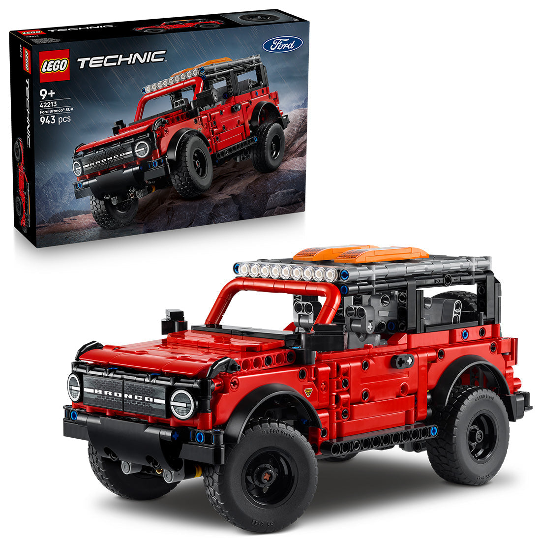 LEGO® Technic™ Ford Bronco® SUV Model Car Kit STEM Building Set 42213