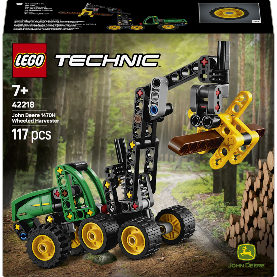 LEGO John Deere 1470H Wheeled Harvester — Set 42218