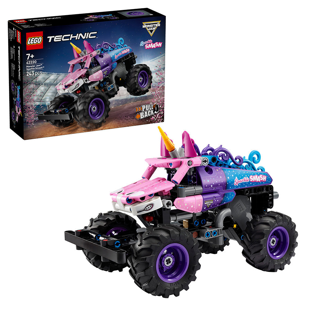 LEGO® Technic Monster Jam™ Sparkle Smash™ Pull-Back Toy 42220