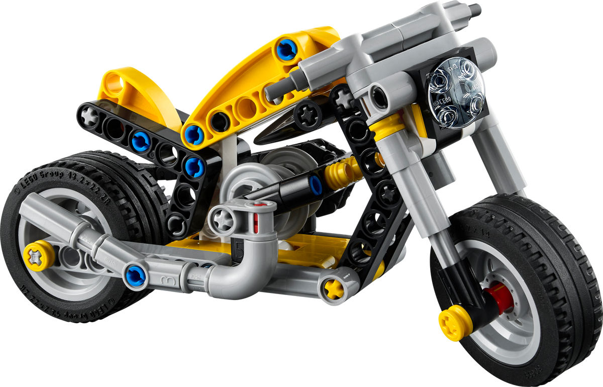 LEGO Yellow Motorbike — Set 42225