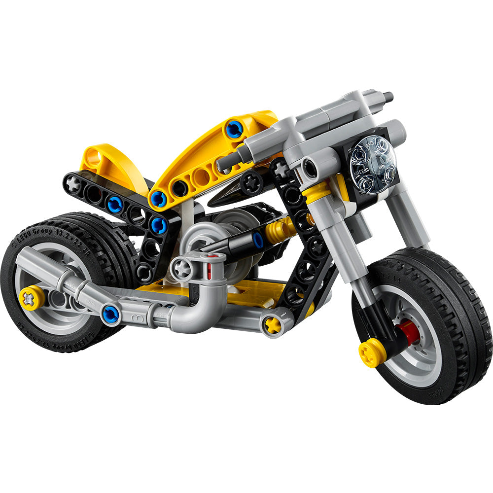 LEGO® Technic Yellow Motorcycle Toy Building Set 42225