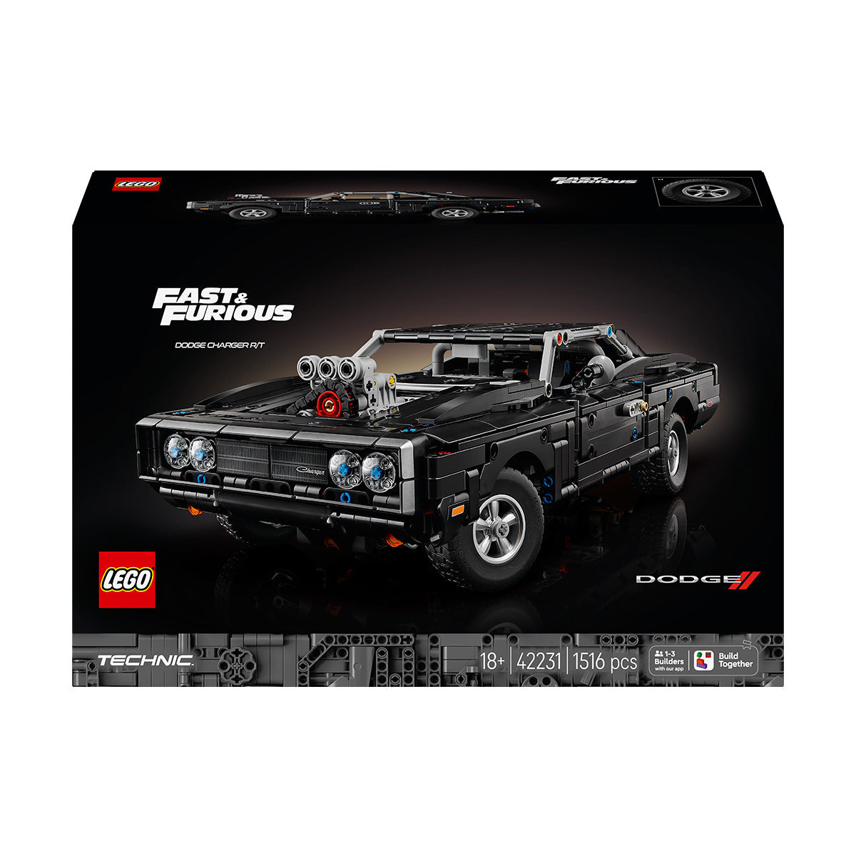 LEGO® Technic™ Fast and Furious Dodge Charger R/T Car 42231