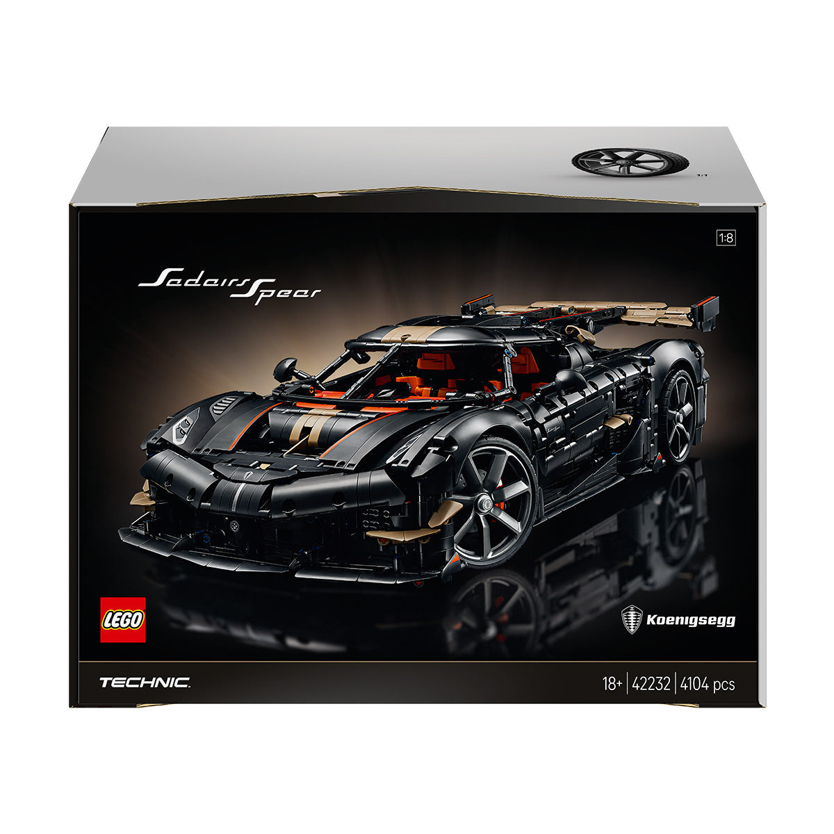 LEGO® Technic™ Koenigsegg Sadair’s Spear Megacar Set 42232