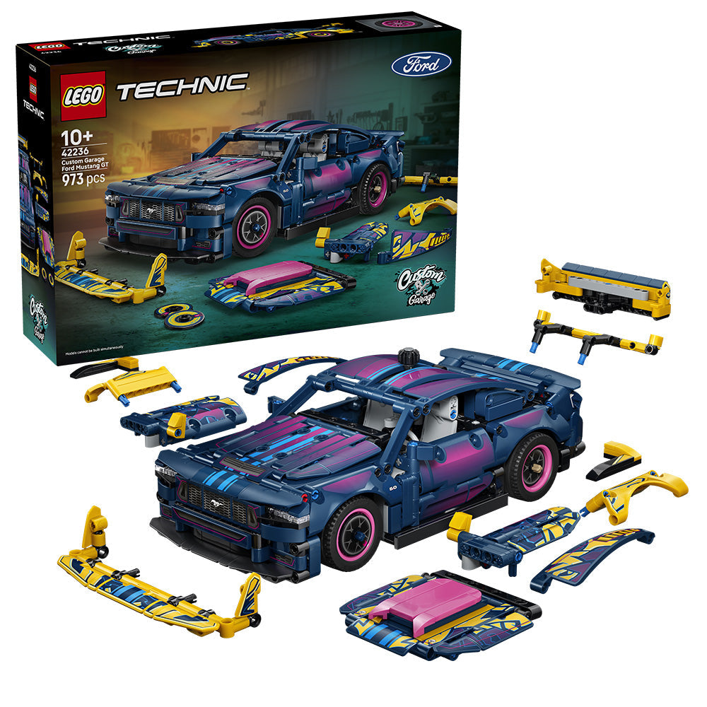 LEGO® Technic™ Custom Garage Ford Mustang GT Car Toy 42236