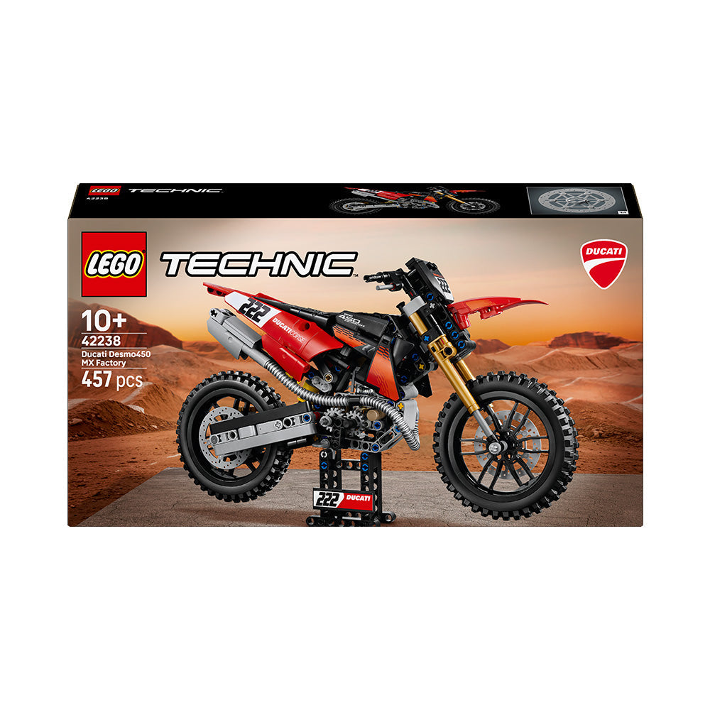 LEGO® Technic™ Ducati Desmo450 MX Factory Motorcycle 42238