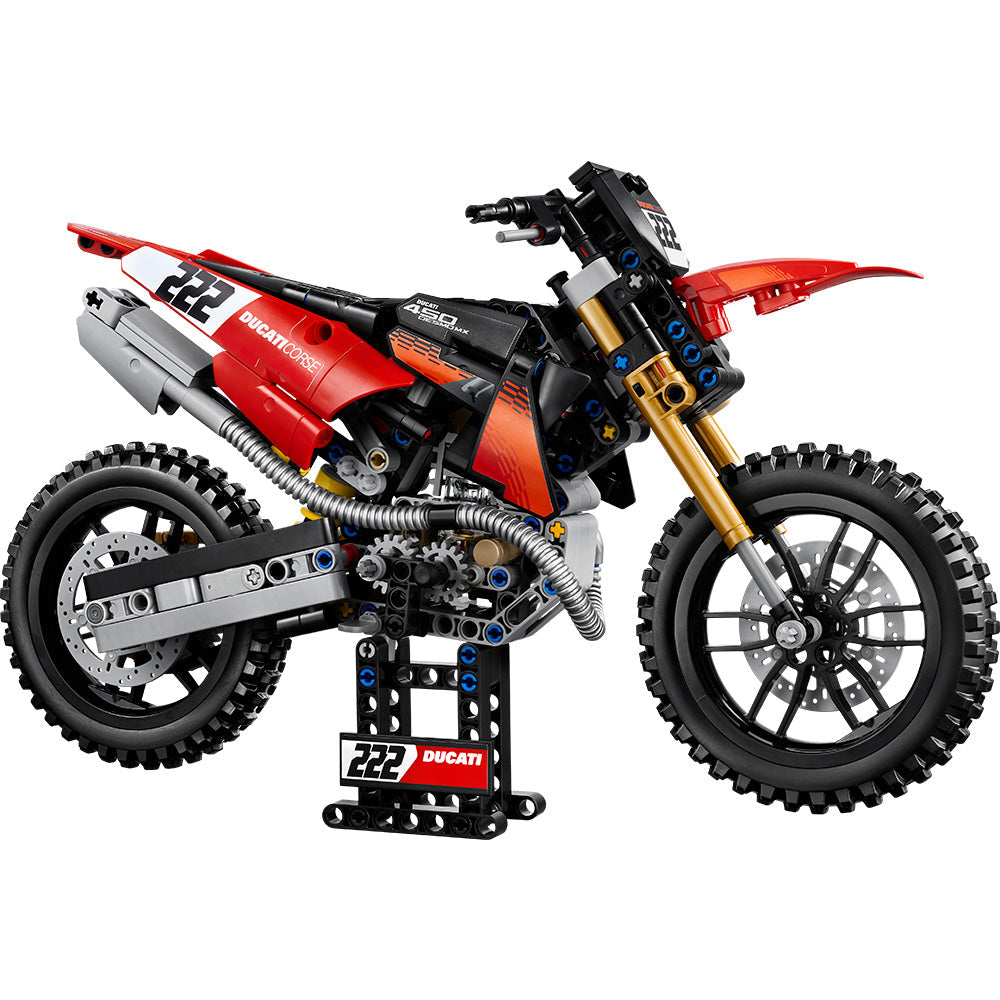 LEGO® Technic™ Ducati Desmo450 MX Factory Motorcycle 42238