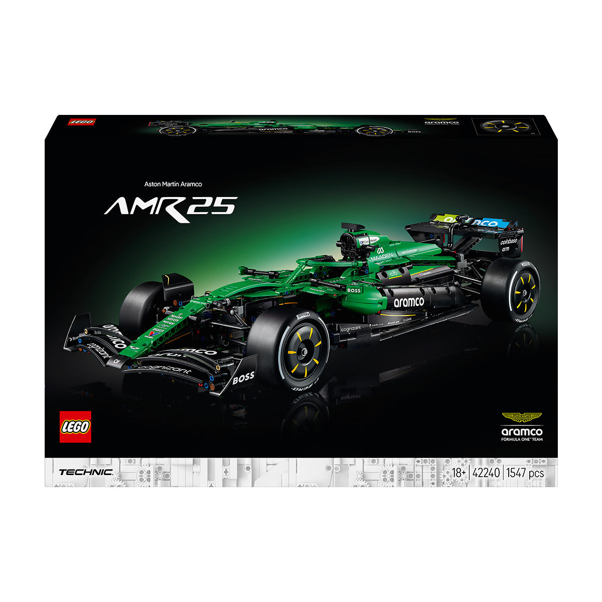 LEGO® Technic™ Aston Martin Aramco AMR25 F1® Car 42240