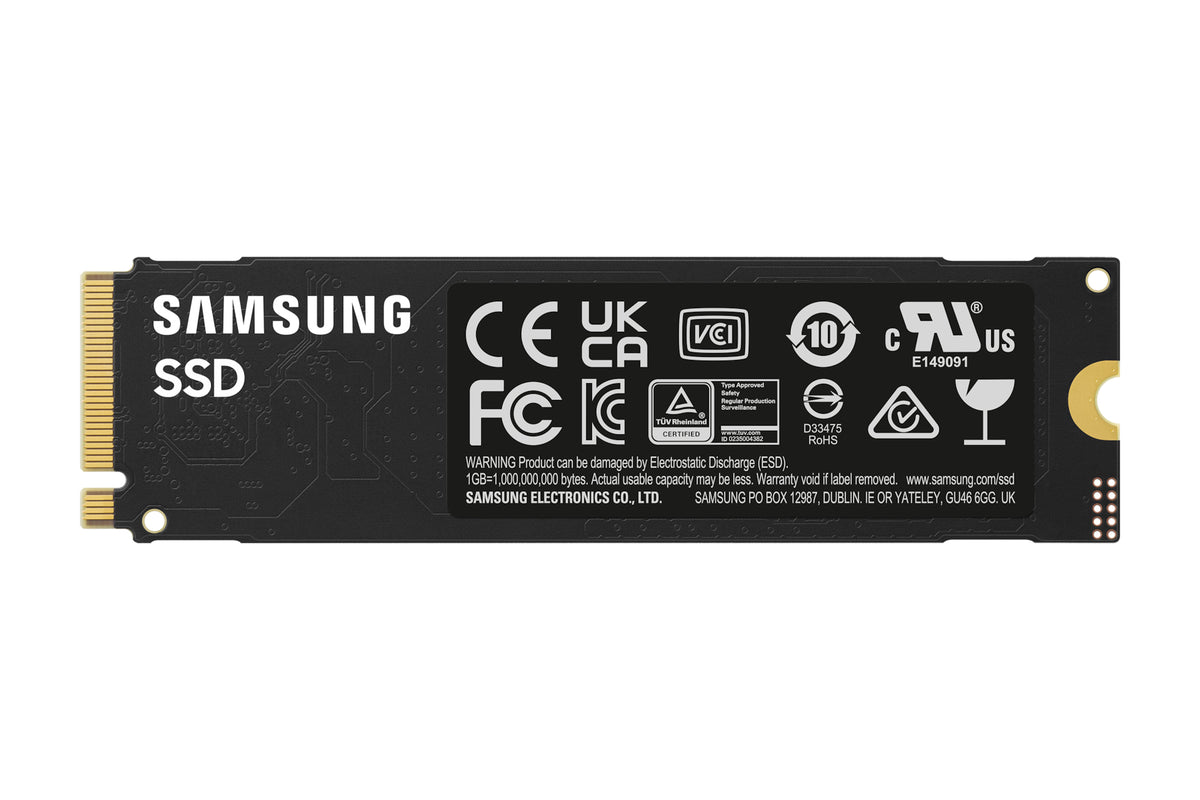 SAMSUNG MZ-V9S2T0BW 990 EVO Plus 2TB NVMe SSD - Read Speed up to 7250 MB/s; Write Speed to up 6300 MB/s; Random Read up to 1 000