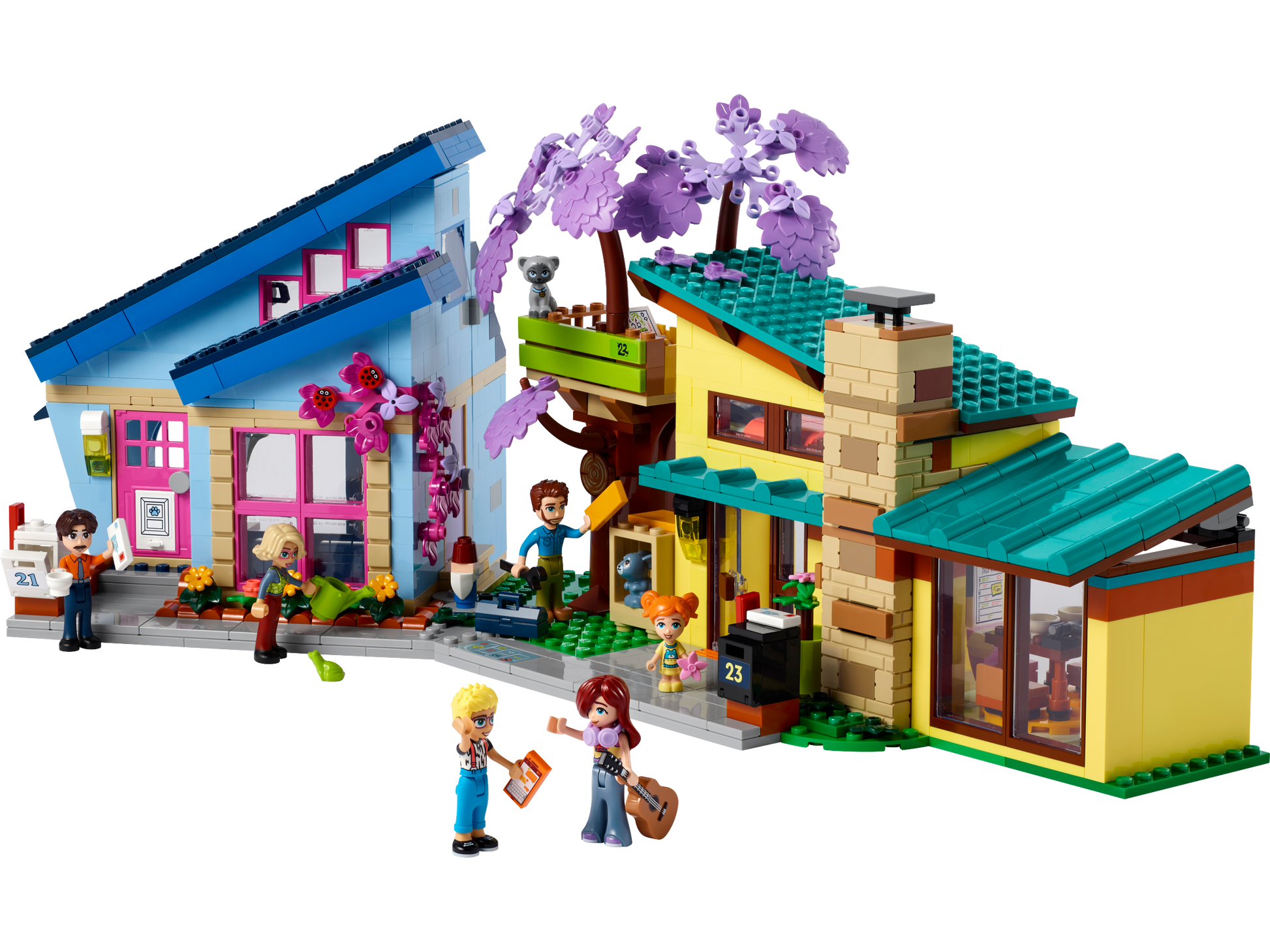 LEGO Olly and Paisleys's Family Houses — Set 42620