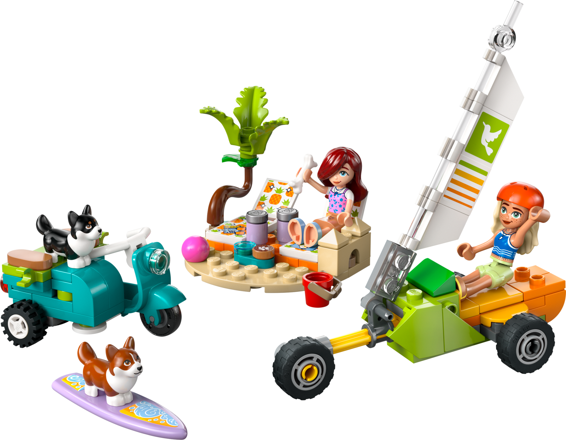 LEGO Surfing Dogs And Scooter Adventure — Set 42641