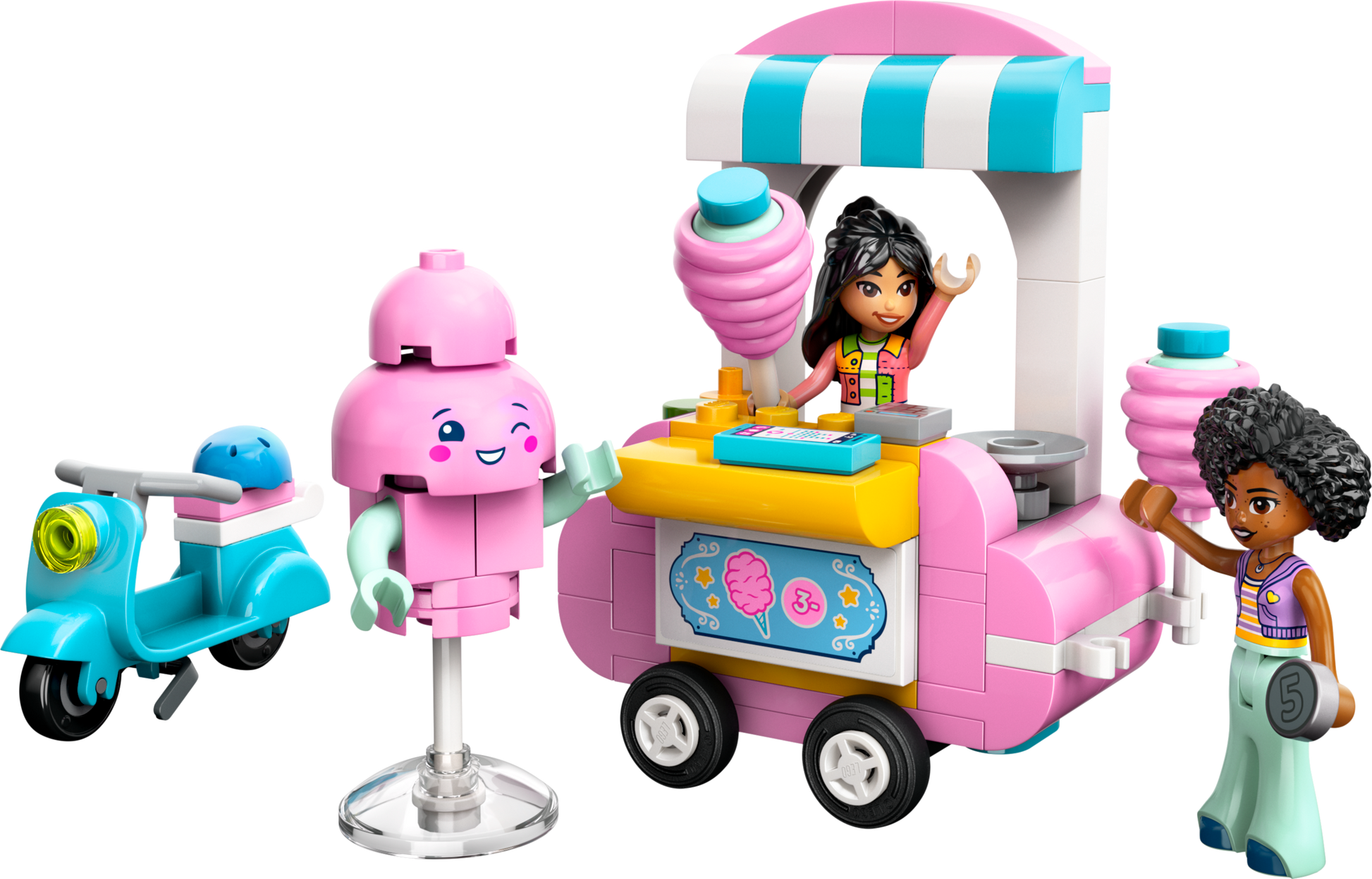 LEGO Cotton Candy Stand And Scooter — Set 42643