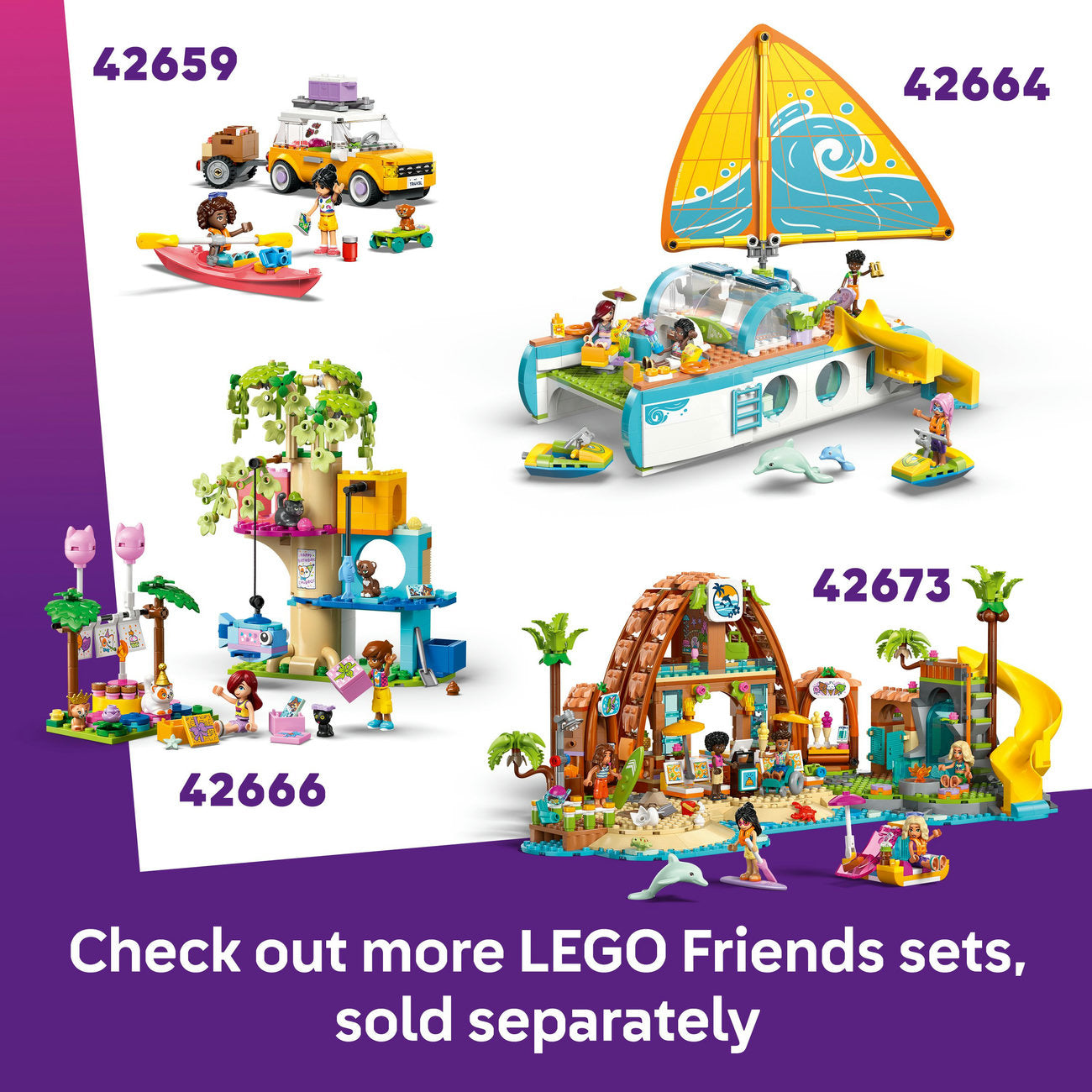 LEGO® Friends Costume Party with Unicorn & Fairy Pretend-Play Building Kit 42661