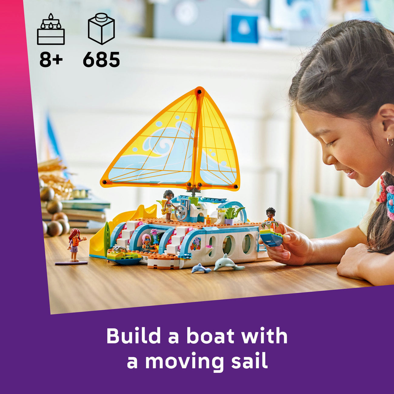 LEGO® Friends Travel Boat Adventure Building Kit Role-Play Toy 42664