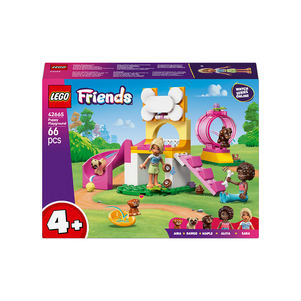 LEGO® Friends Puppy Playground Building Kit, Dog Toy for Pretend Play 42665