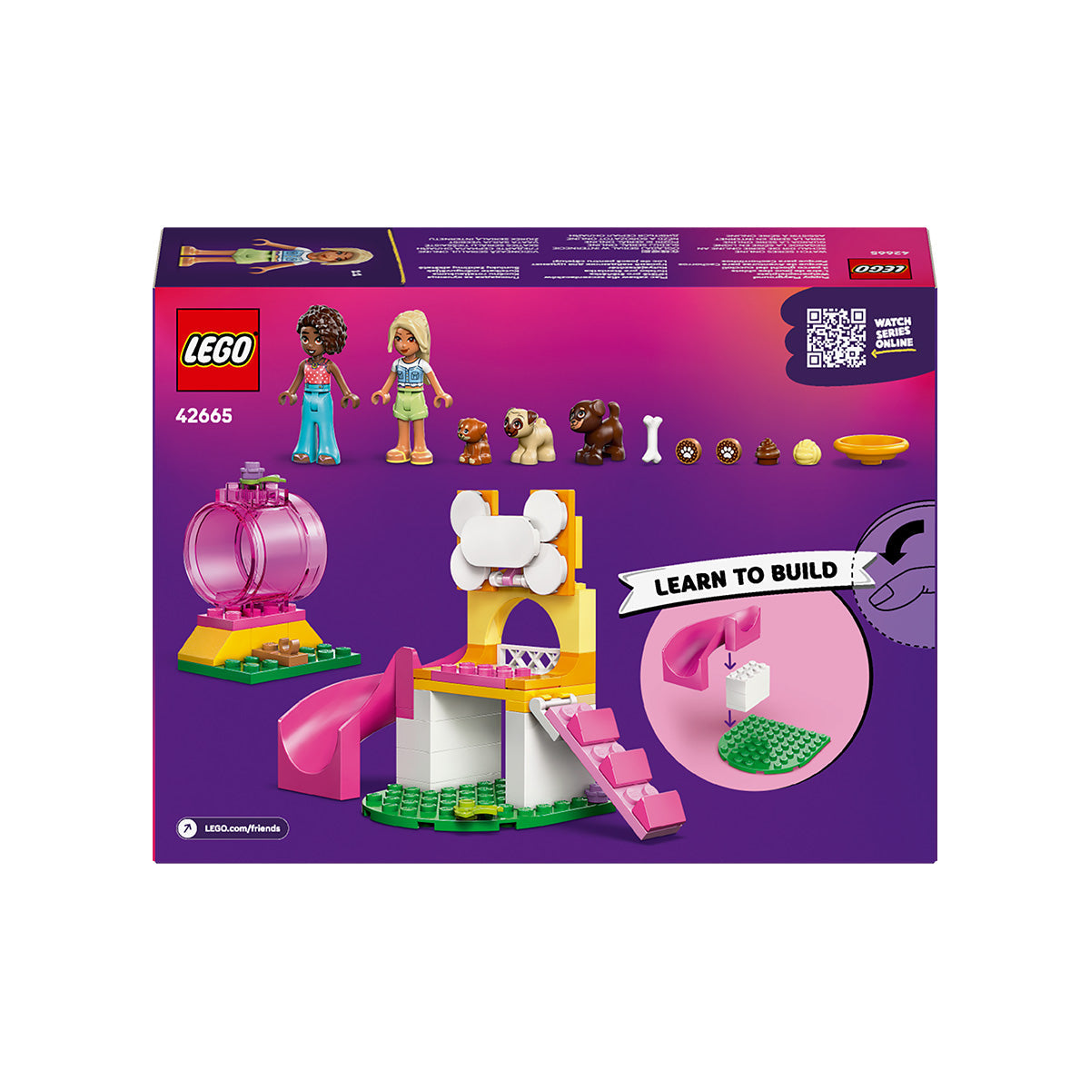 LEGO® Friends Puppy Playground Building Kit, Dog Toy for Pretend Play 42665