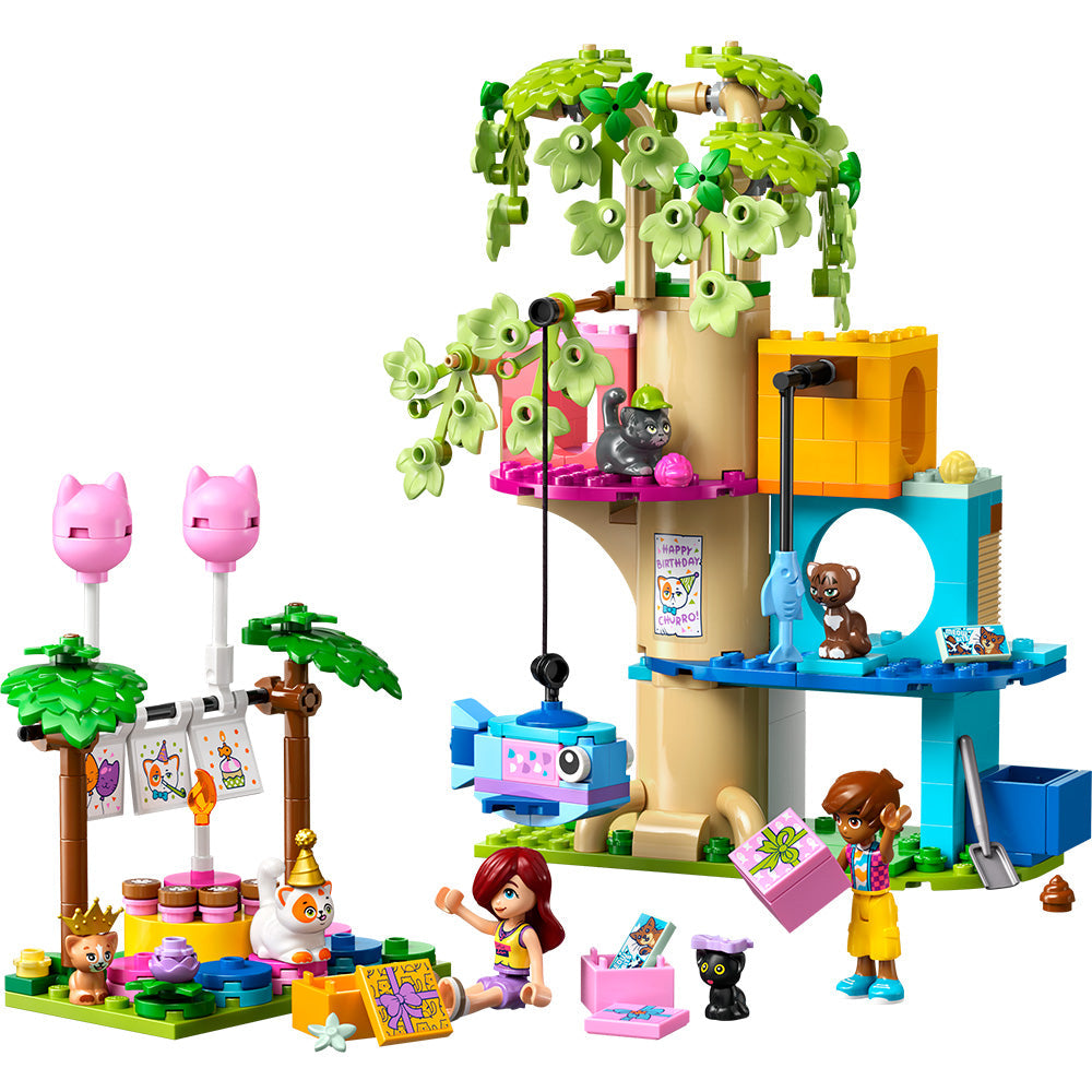 LEGO® Friends Cat Birthday Party & Tree House Building Kit Toy 42666