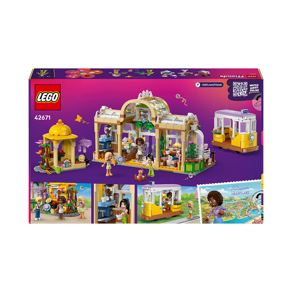 LEGO® Friends Plant Café & Flower Shop Building Kit Pretend-Play Set 42671