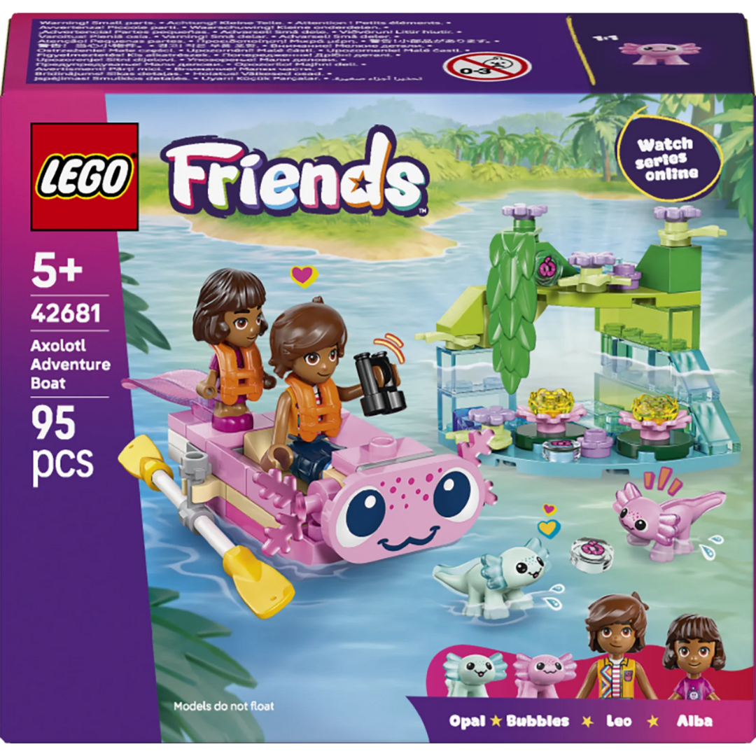 LEGO Axolotl Adventure Boat — Set 42681